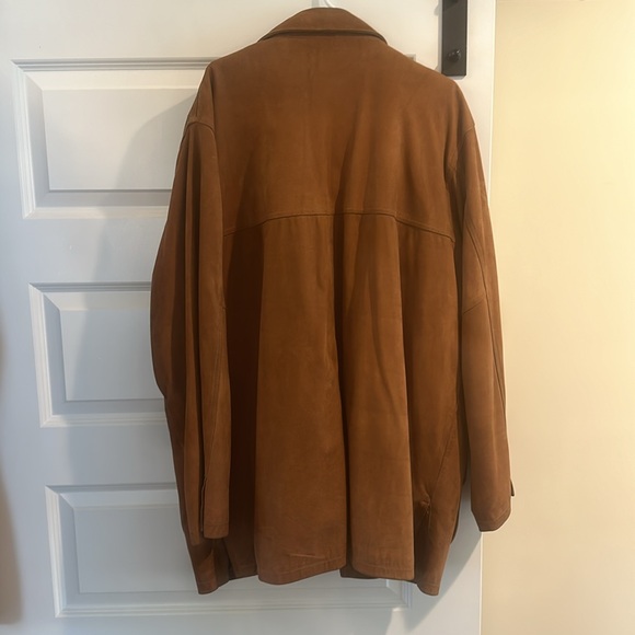 Orvis Leather Overcoat - Picture 7 of 7